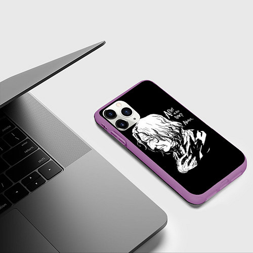 Чехол iPhone 11 Pro матовый После стольких лет / 3D-Фиолетовый – фото 3
