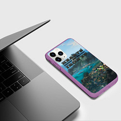 Чехол iPhone 11 Pro матовый Hearts of Iron trial of allegiance, цвет: 3D-фиолетовый — фото 2
