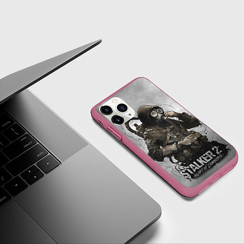 Чехол iPhone 11 Pro матовый S t a l k e r 2 Heart of Chornobyl / 3D-Малиновый – фото 3