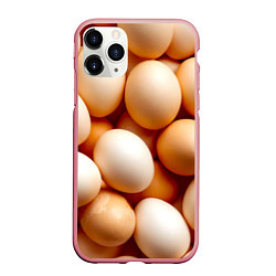 Чехол iPhone 11 Pro матовый Яйца, цвет: 3D-баблгам