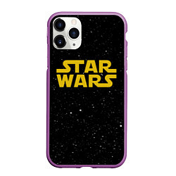 Чехол iPhone 11 Pro матовый Star wars, цвет: 3D-фиолетовый