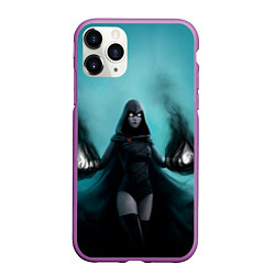 Чехол iPhone 11 Pro матовый Raven young justice, цвет: 3D-фиолетовый