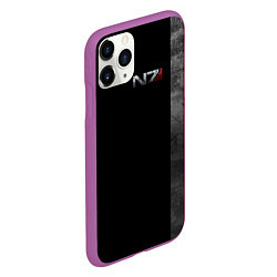 Чехол iPhone 11 Pro матовый Shepard N7, цвет: 3D-фиолетовый — фото 2