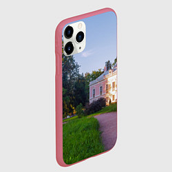 Чехол iPhone 11 Pro матовый Дворец Петра III в Ораниенбауме, цвет: 3D-малиновый — фото 2