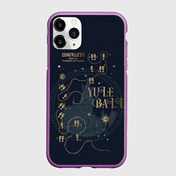 Чехол iPhone 11 Pro матовый Святочный Бал - Гарри Поттер, цвет: 3D-фиолетовый