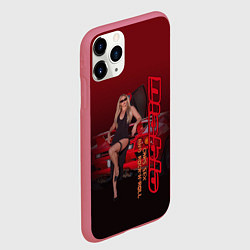 Чехол iPhone 11 Pro матовый Lamborghini Diablo, цвет: 3D-малиновый — фото 2