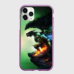 Чехол iPhone 11 Pro матовый Inquisition Dragon Age, цвет: 3D-фиолетовый