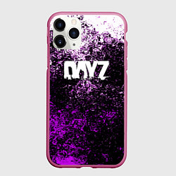 Чехол iPhone 11 Pro матовый Dayz неоновые краски, цвет: 3D-малиновый