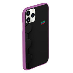 Чехол iPhone 11 Pro матовый Дагестан Флаг и Герб, цвет: 3D-фиолетовый — фото 2