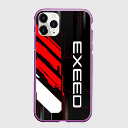 Чехол iPhone 11 Pro матовый Exeed - red uniform, цвет: 3D-фиолетовый