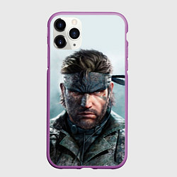 Чехол iPhone 11 Pro матовый Snake Solid - metal gear, цвет: 3D-фиолетовый