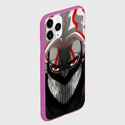 Чехол iPhone 11 Pro матовый Dandadan: Okarun, цвет: 3D-фиолетовый — фото 2