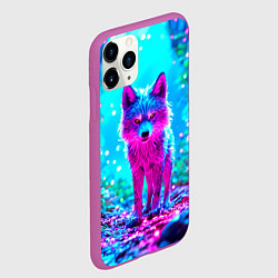 Чехол iPhone 11 Pro матовый Сказочный волчок, цвет: 3D-фиолетовый — фото 2