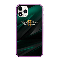 Чехол iPhone 11 Pro матовый Kingdom Come Deliverance 2 green black