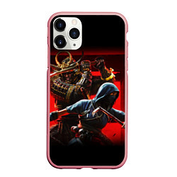 Чехол iPhone 11 Pro матовый Assassins Creed Тени, цвет: 3D-баблгам