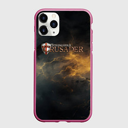 Чехол iPhone 11 Pro матовый Stronghold сrusader гроза крестоносцев, цвет: 3D-малиновый