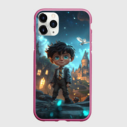 Чехол iPhone 11 Pro матовый Гарри Поттер арт