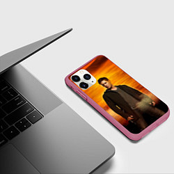 Чехол iPhone 11 Pro матовый Дин Винчестер - Сверхъестественное, цвет: 3D-малиновый — фото 2