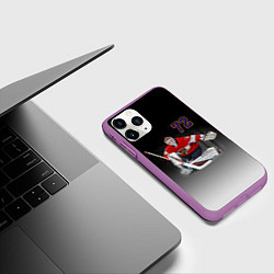 Чехол iPhone 11 Pro матовый Sergey Bobrovsky is goalkeeper of the Florida Pant, цвет: 3D-фиолетовый — фото 2