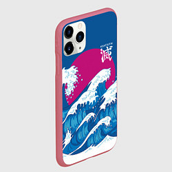 Чехол iPhone 11 Pro матовый Корпус бойни демонов - Kisatsutai, цвет: 3D-малиновый — фото 2