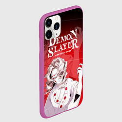 Чехол iPhone 11 Pro матовый Гора Натагумо - демон паук, цвет: 3D-фиолетовый — фото 2