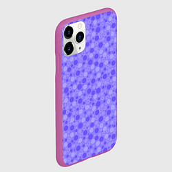 Чехол iPhone 11 Pro матовый Фиолетовый сиреневый пузыри, цвет: 3D-фиолетовый — фото 2