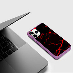 Чехол iPhone 11 Pro матовый BMW storm red color, цвет: 3D-фиолетовый — фото 2