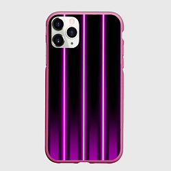 Чехол iPhone 11 Pro матовый Свежий взгляд, цвет: 3D-малиновый