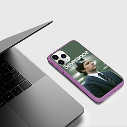 Чехол iPhone 11 Pro матовый Mark Severance, цвет: 3D-фиолетовый — фото 2
