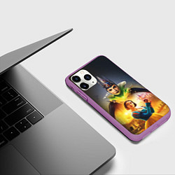Чехол iPhone 11 Pro матовый Белоснежка и Мачеха, цвет: 3D-фиолетовый — фото 2