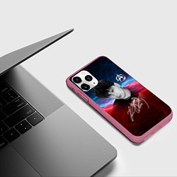 Чехол iPhone 11 Pro матовый Юрий Клинских автограф, цвет: 3D-малиновый — фото 2