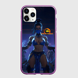 Чехол iPhone 11 Pro матовый Kitana Fantasy, цвет: 3D-фиолетовый