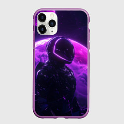 Чехол iPhone 11 Pro матовый Фиолетовый космос, цвет: 3D-фиолетовый
