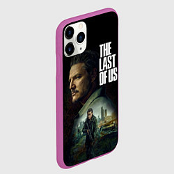 Чехол iPhone 11 Pro матовый Джоэл и Элли The last of us, цвет: 3D-фиолетовый — фото 2