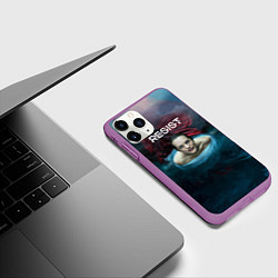 Чехол iPhone 11 Pro матовый Рассказ служанки - Джун, цвет: 3D-фиолетовый — фото 2