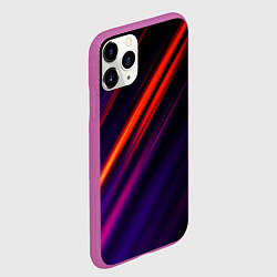 Чехол iPhone 11 Pro матовый Multicolored, цвет: 3D-фиолетовый — фото 2
