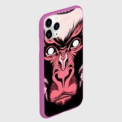 Чехол iPhone 11 Pro матовый Monkey wisdom, цвет: 3D-фиолетовый — фото 2
