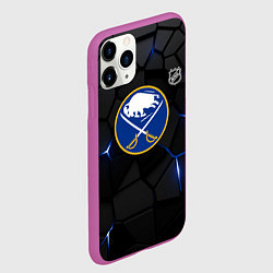 Чехол iPhone 11 Pro матовый Баффало Сейбрз - НХЛ хоккей, цвет: 3D-фиолетовый — фото 2
