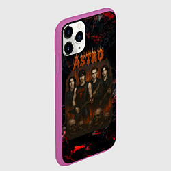 Чехол iPhone 11 Pro матовый Astro в стиле хэви-метал, цвет: 3D-фиолетовый — фото 2