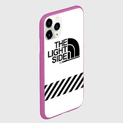 Чехол iPhone 11 Pro матовый The light side, цвет: 3D-фиолетовый — фото 2