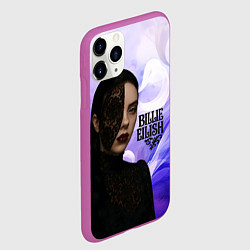Чехол iPhone 11 Pro матовый Готический стиль Билли Айлиш, цвет: 3D-фиолетовый — фото 2