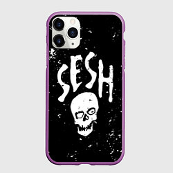 Чехол iPhone 11 Pro матовый Sesh, цвет: 3D-фиолетовый