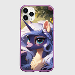 Чехол iPhone 11 Pro матовый Принцесса пони - Мой Маленький Пони, цвет: 3D-фиолетовый