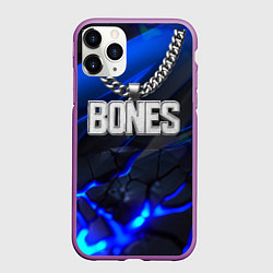 Чехол iPhone 11 Pro матовый Цепочка Bones