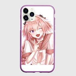 Чехол iPhone 11 Pro матовый Астольфо - Судьба: Апокриф - big pictures, цвет: 3D-фиолетовый
