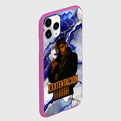 Чехол iPhone 11 Pro матовый XXXTentacion gangster, цвет: 3D-фиолетовый — фото 2