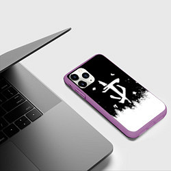 Чехол iPhone 11 Pro матовый Doom winter wild, цвет: 3D-фиолетовый — фото 2