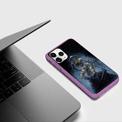 Чехол iPhone 11 Pro матовый Девушка варвар The Elder Scrolls, цвет: 3D-фиолетовый — фото 2