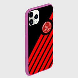 Чехол iPhone 11 Pro матовый Ajax геометрия, цвет: 3D-фиолетовый — фото 2