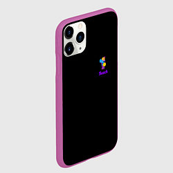 Чехол iPhone 11 Pro матовый Night beach, цвет: 3D-фиолетовый — фото 2